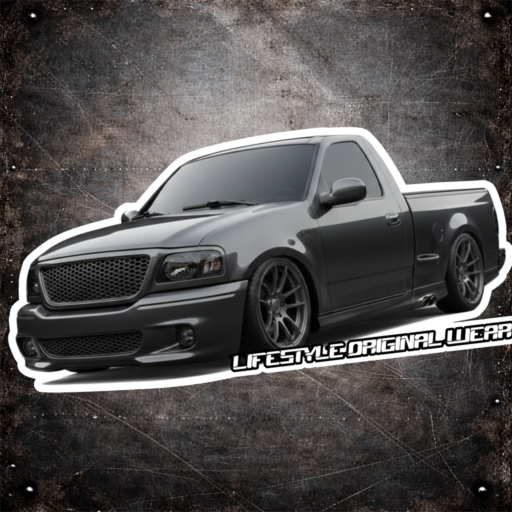2ND GEN LIGHTNING SUPER UV STICKER 4" WIDE