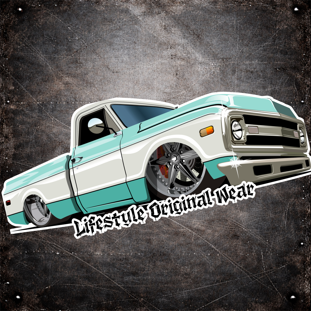 72 C10 SUPER UV STICKER 4" WIDE