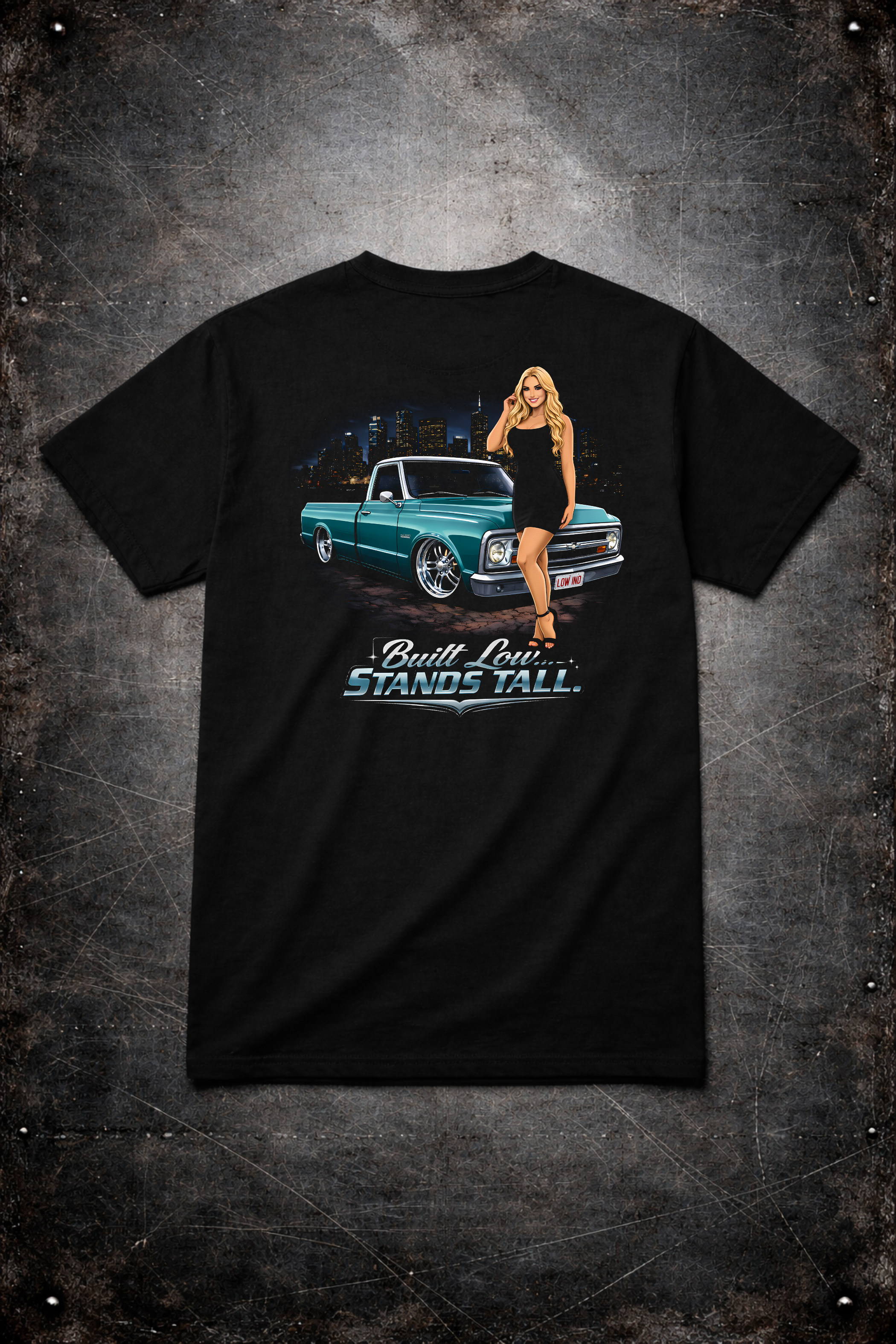 BUILT LOW STANDS TALL TEE