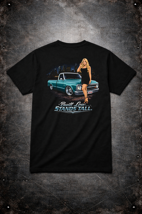 BUILT LOW STANDS TALL TEE
