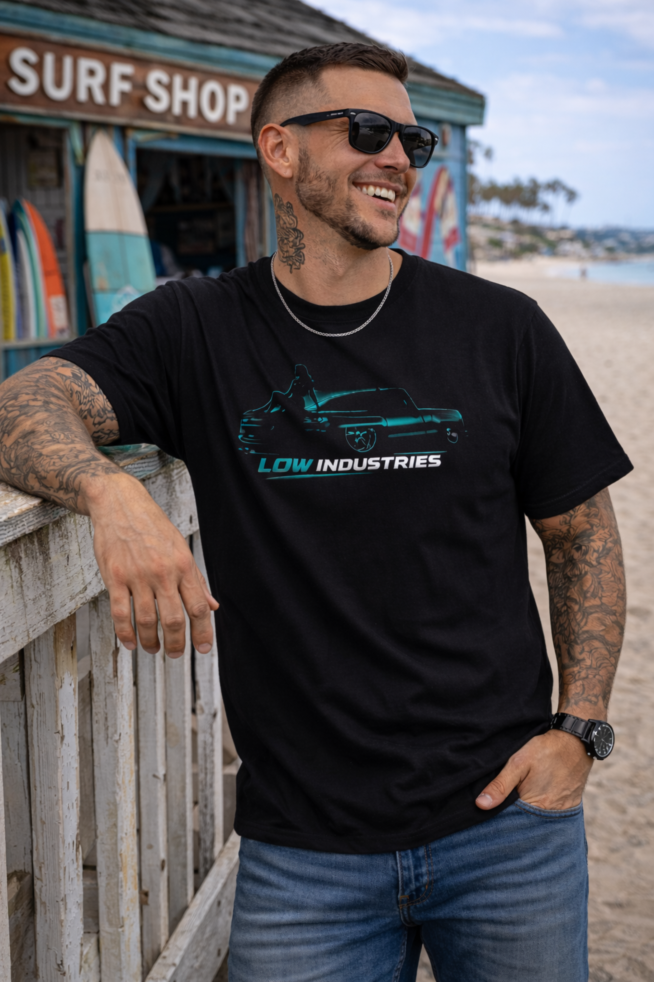 BUILT LOW STANDS TALL TEE