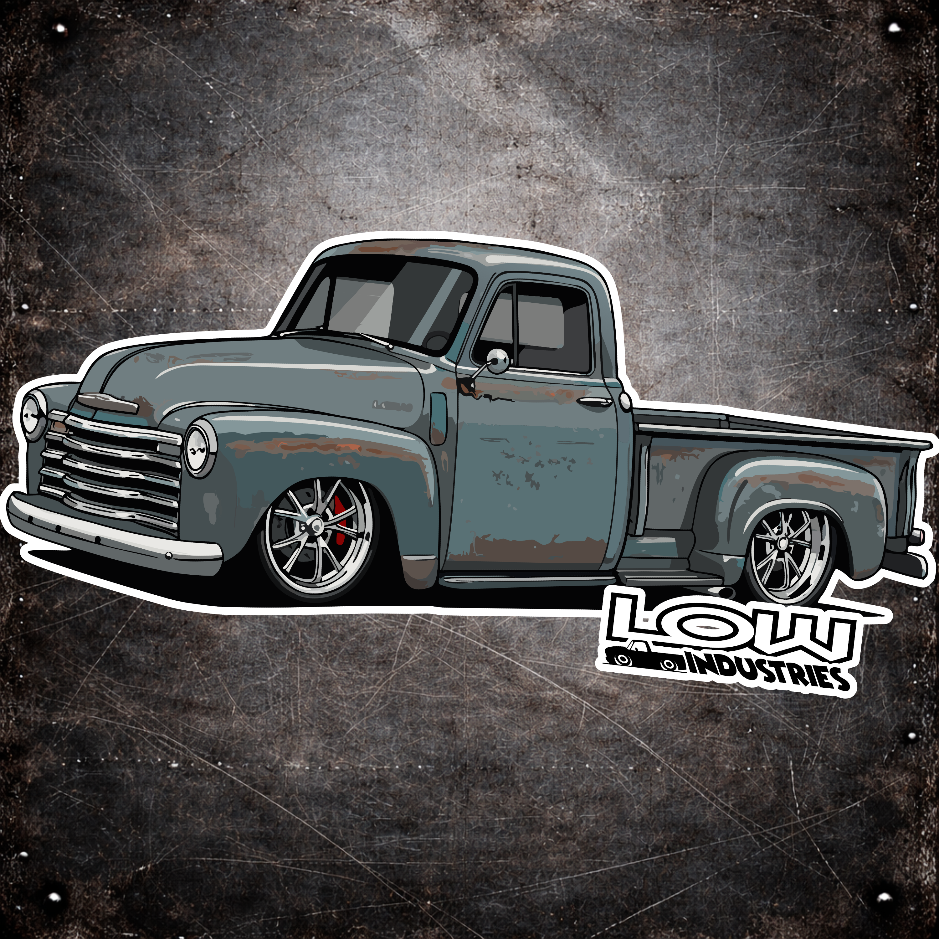 PATINA SUPER UV STICKER 4" WIDE